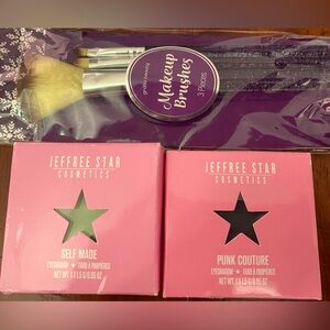 Jeffree Starr EyeShadow bundle with brushes